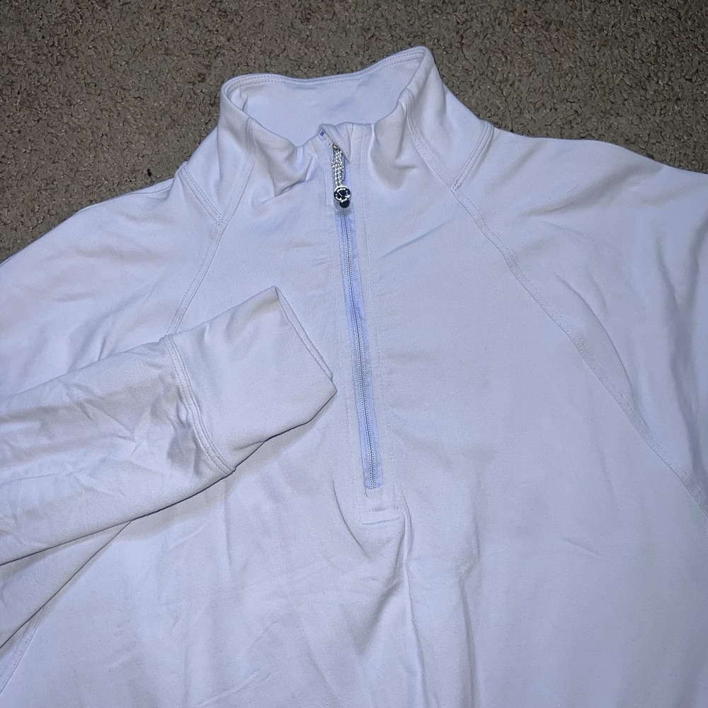 Lululemon Ready To Rulu Half Zip Pullover Size 8  Pastel Blue